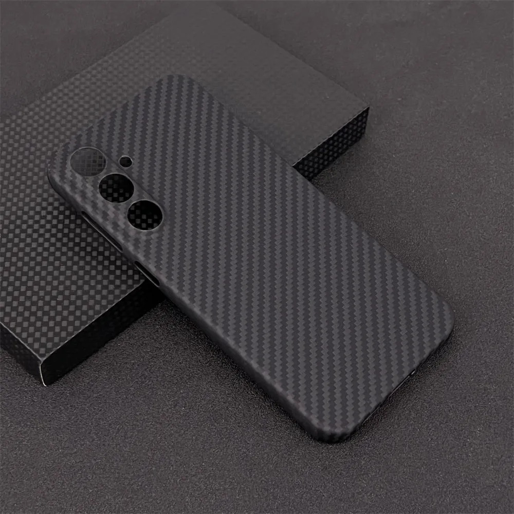 Oatsbasf Luxury Pure Aramid Fiber Case for Samsung Galaxy S23 Series Smartphones