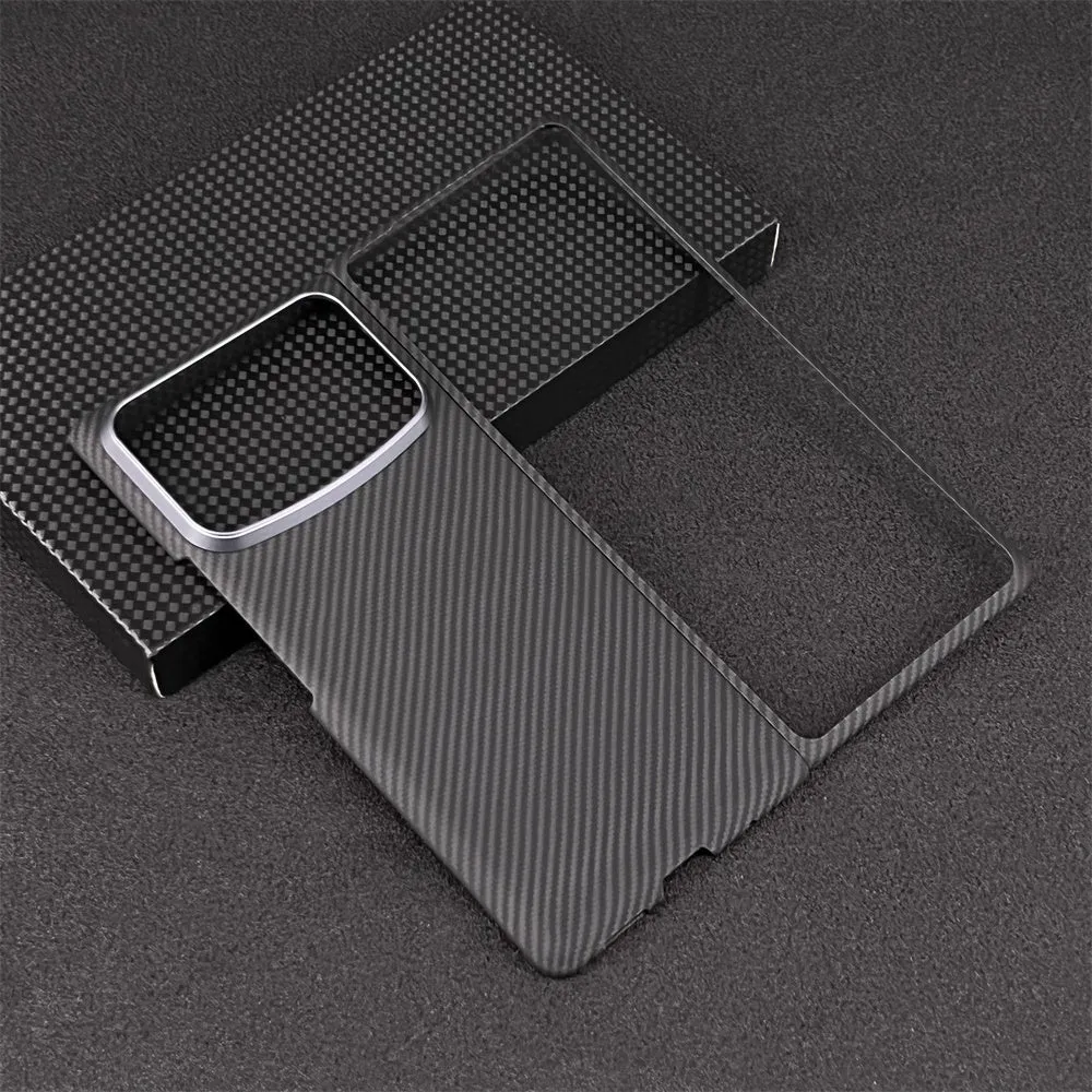 Oatsbasf Luxury Pure Carbon Fiber Case for Xiaomi Mix Foldable Phones