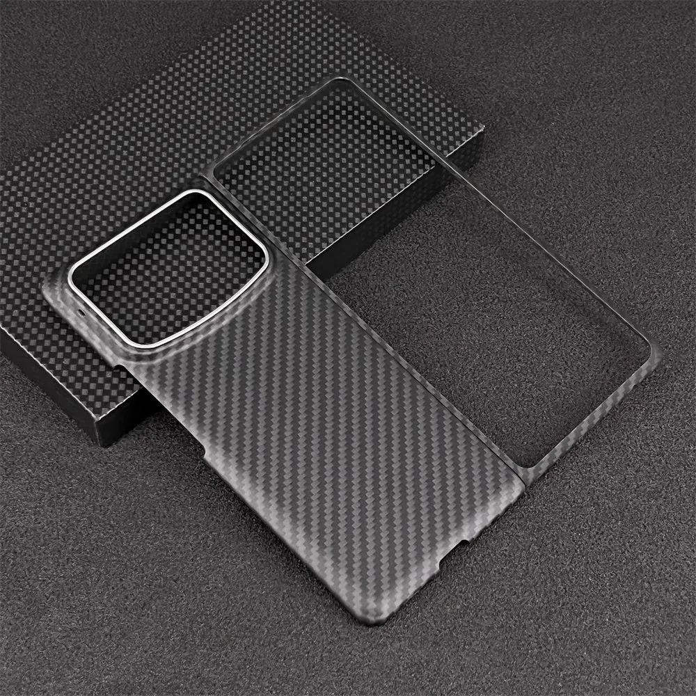 Oatsbasf Luxury Pure Carbon Fiber Case for Xiaomi Mix Foldable Phones