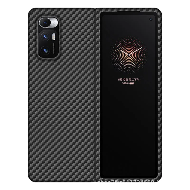 Oatsbasf Luxury Pure Carbon Fiber Case for Xiaomi Mix Foldable Phones