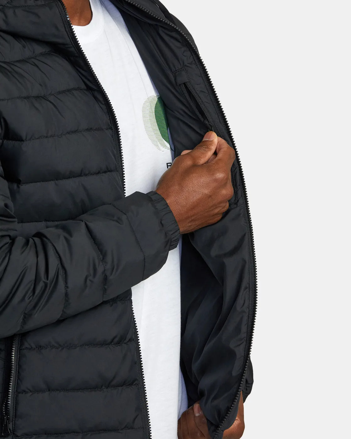 Packable Puffa Puffer Jacket - Black