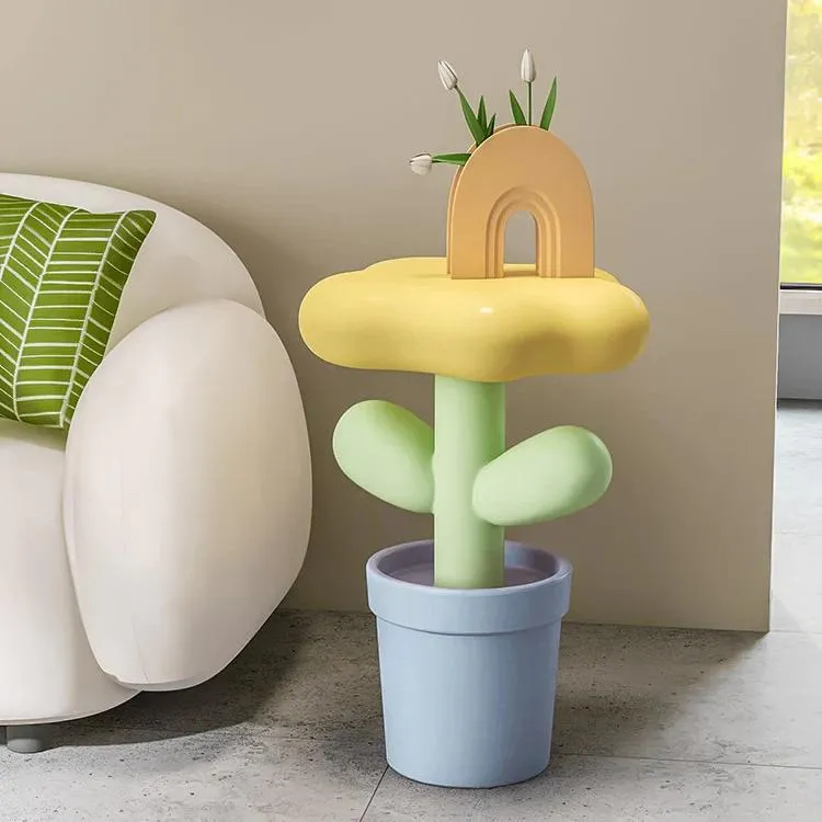 Pastel Flower Side Tables