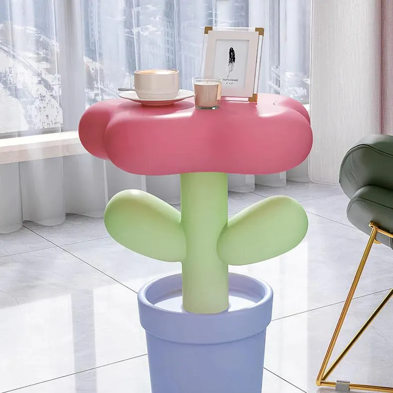 Pastel Flower Side Tables