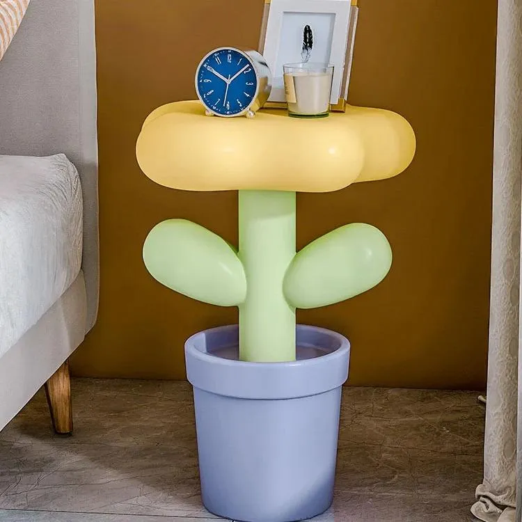 Pastel Flower Side Tables