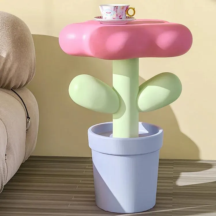 Pastel Flower Side Tables