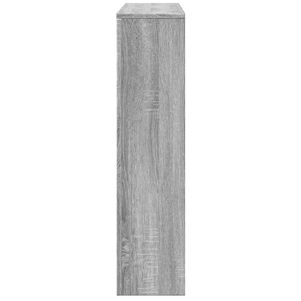 Radiator Cover Grey Sonoma 149x20x82 cm Engineered Wood