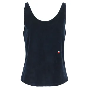 Raff Collective - Lie Terry Towelling Top - Navy