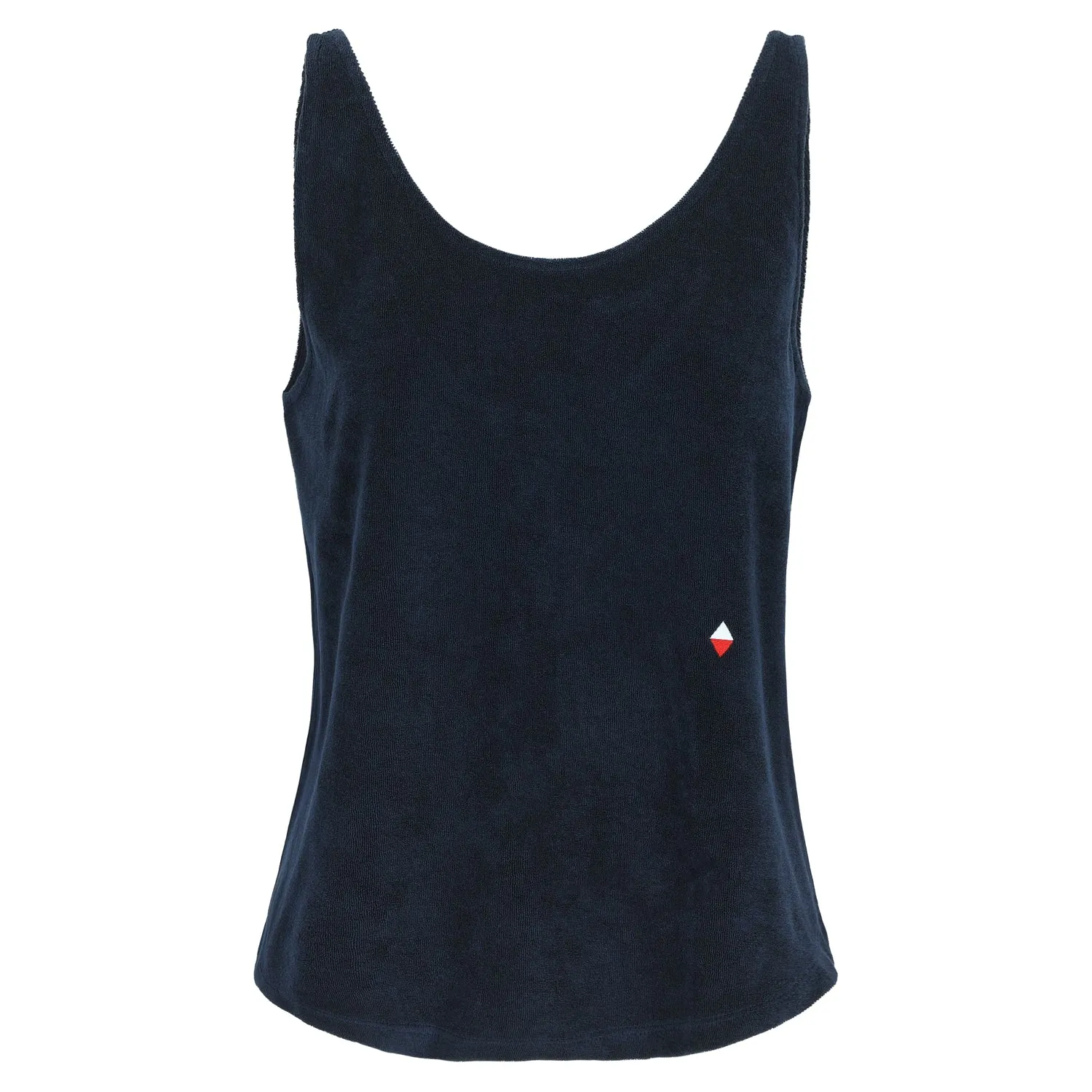 Raff Collective - Lie Terry Towelling Top - Navy