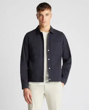 Regular Fit Cotton Twill Utility Jacket