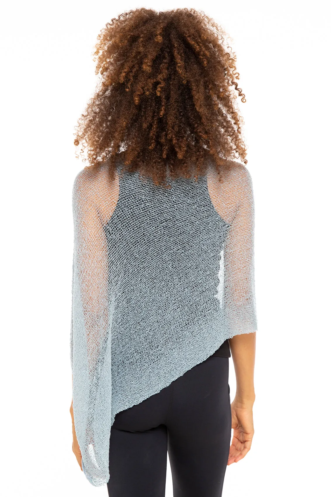 Sheer Poncho Bolero Pullover Shrug