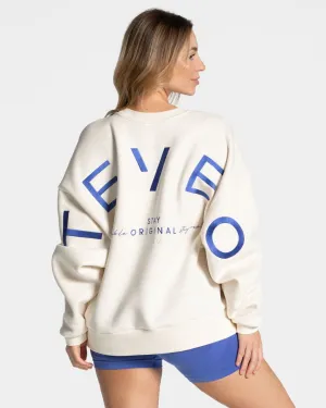 Signature Oversized Sweater "Off White"