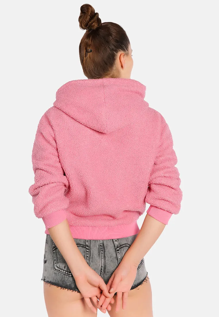 Soft Fleece Pullover Drawstring Hoodie