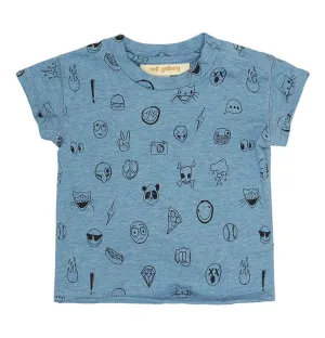 Soft Gallery Ashton T-Shirt – Baby Blue Melange