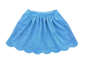 Sophie Scalloped Skirt, French Cord (Ready to Ship)