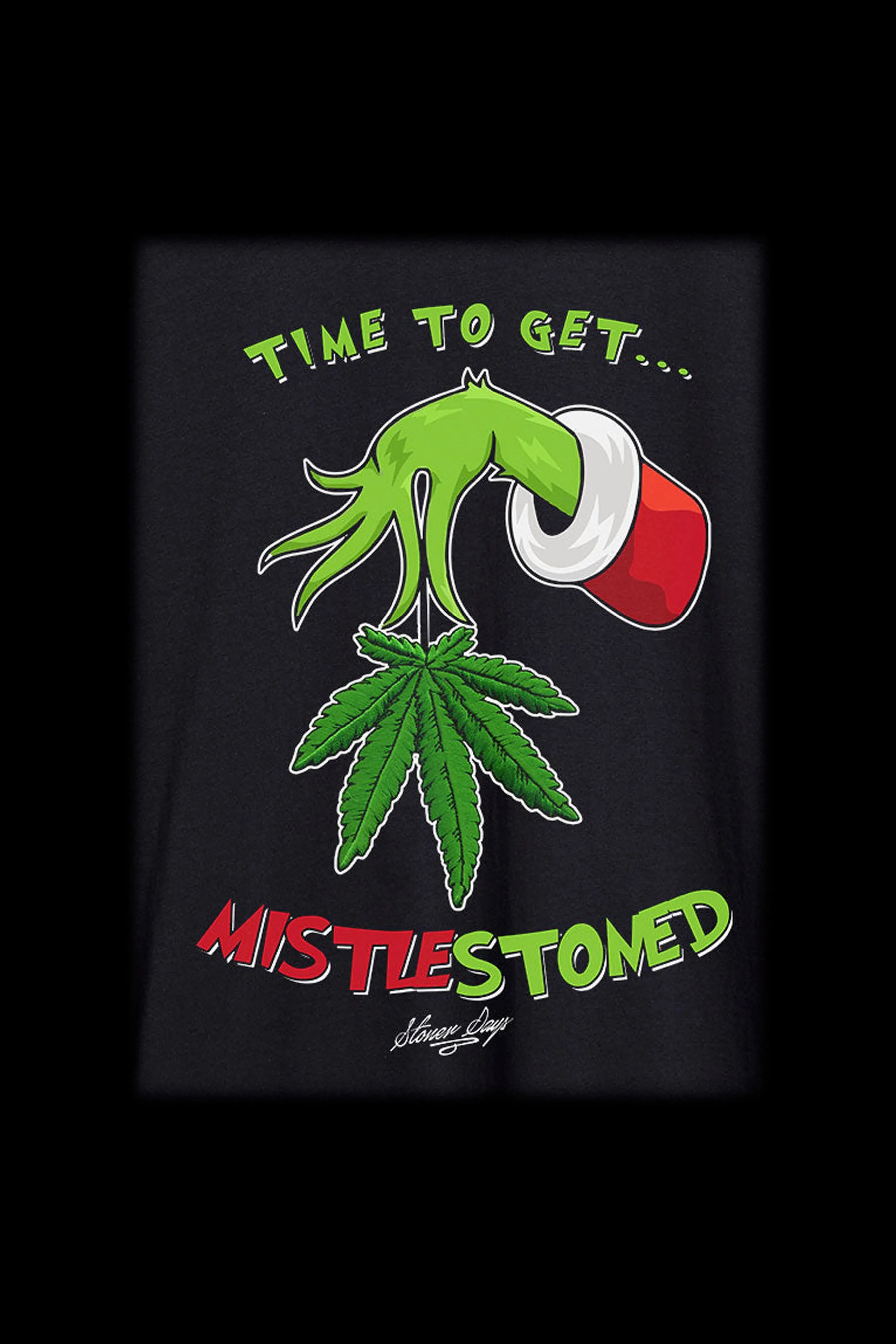 StonerDays MistleStoned Crop Top Hoodie