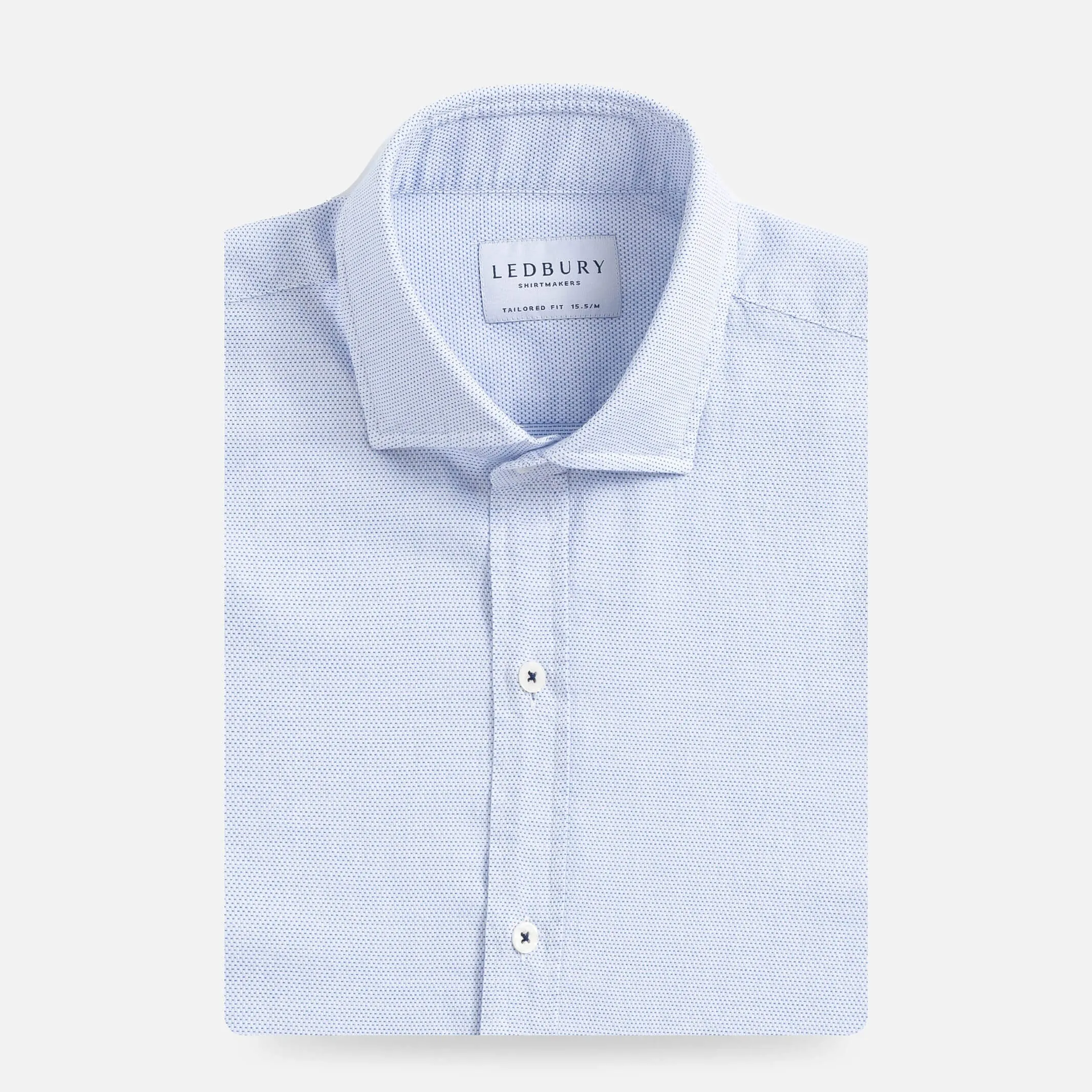 The Light Blue Albright Dot Soft Shirt