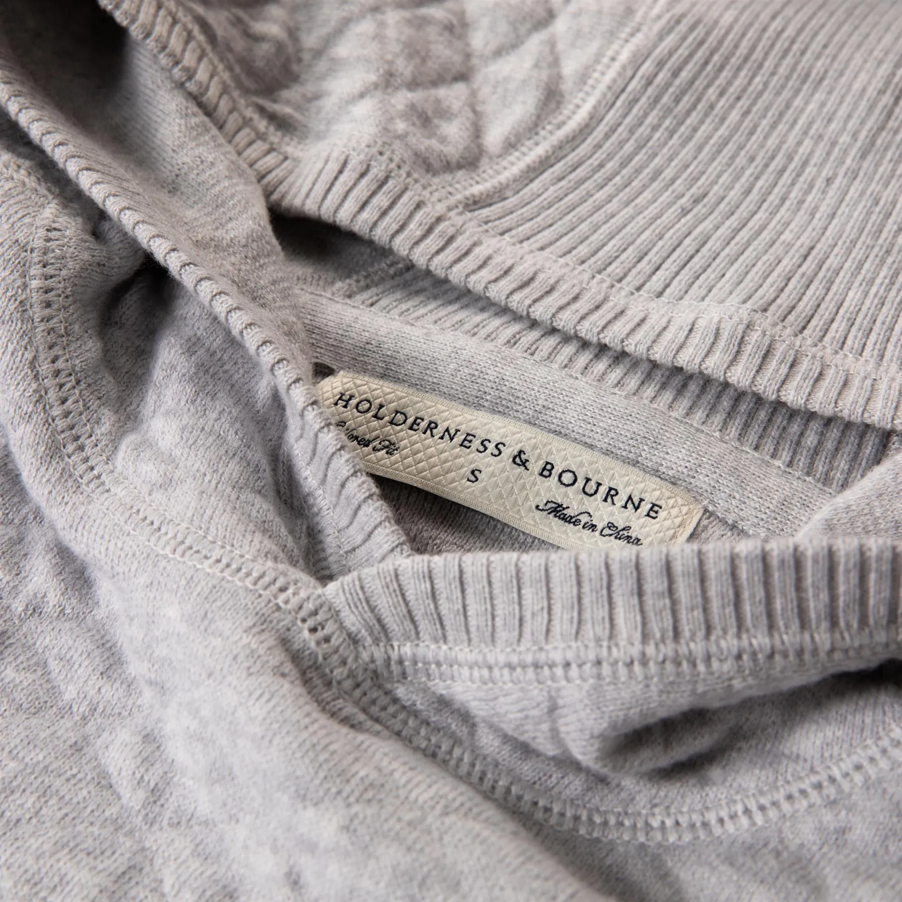 The Wallace Hooded Sweater Heathered Grey - 2024