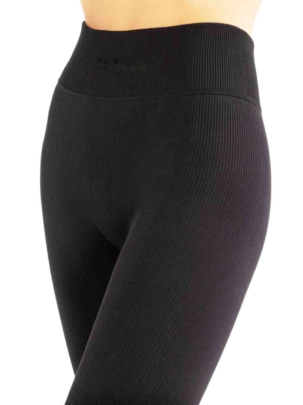 Tianello "DiDi" Seamless Ribbed, XTRA-SUPPORT, High Waist, Knit Classic Legging