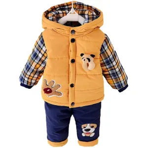 Unisex Baby Dog Print Toddler Clothes Suit