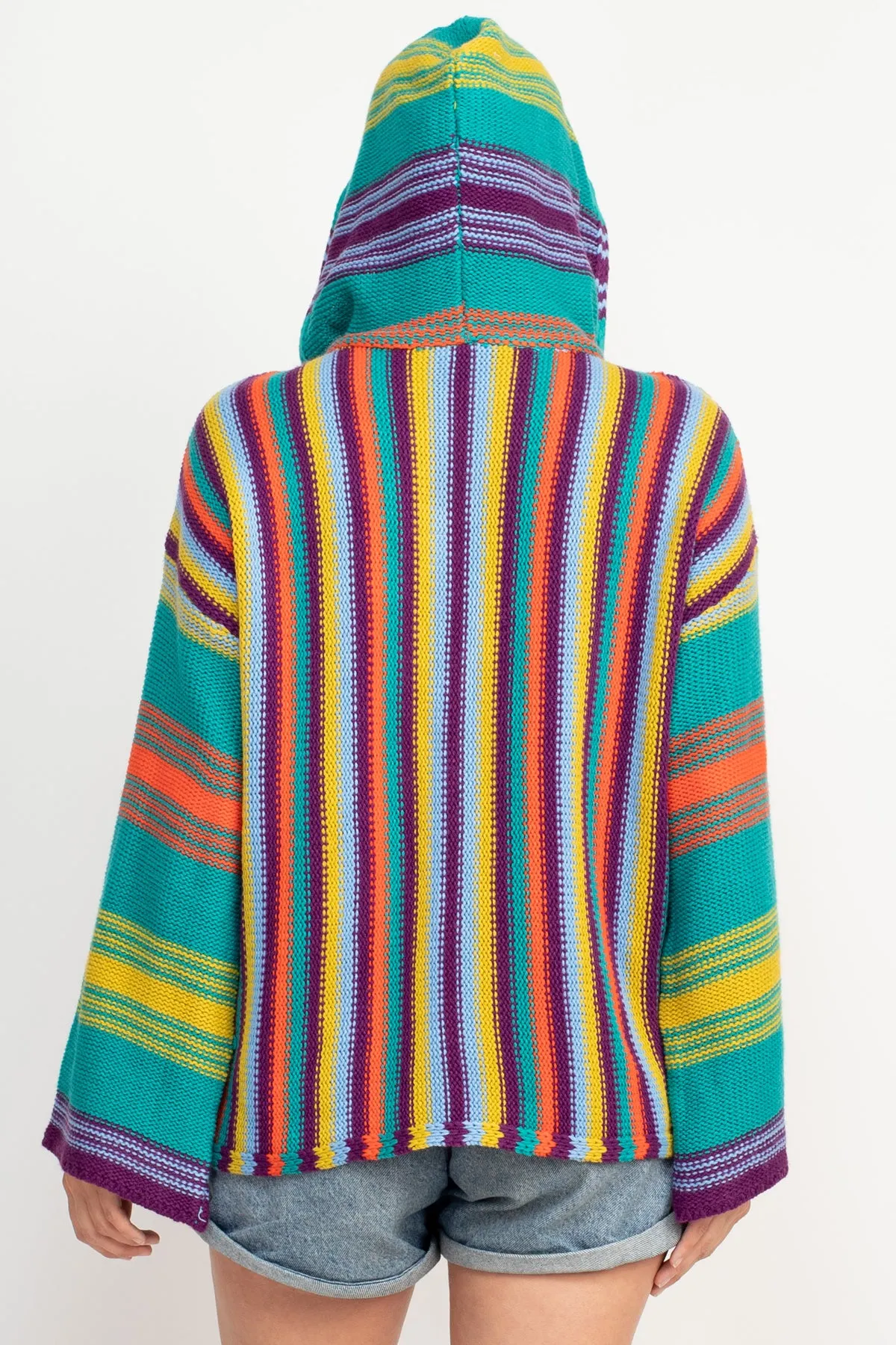 Unisex Striped Knit Sweater