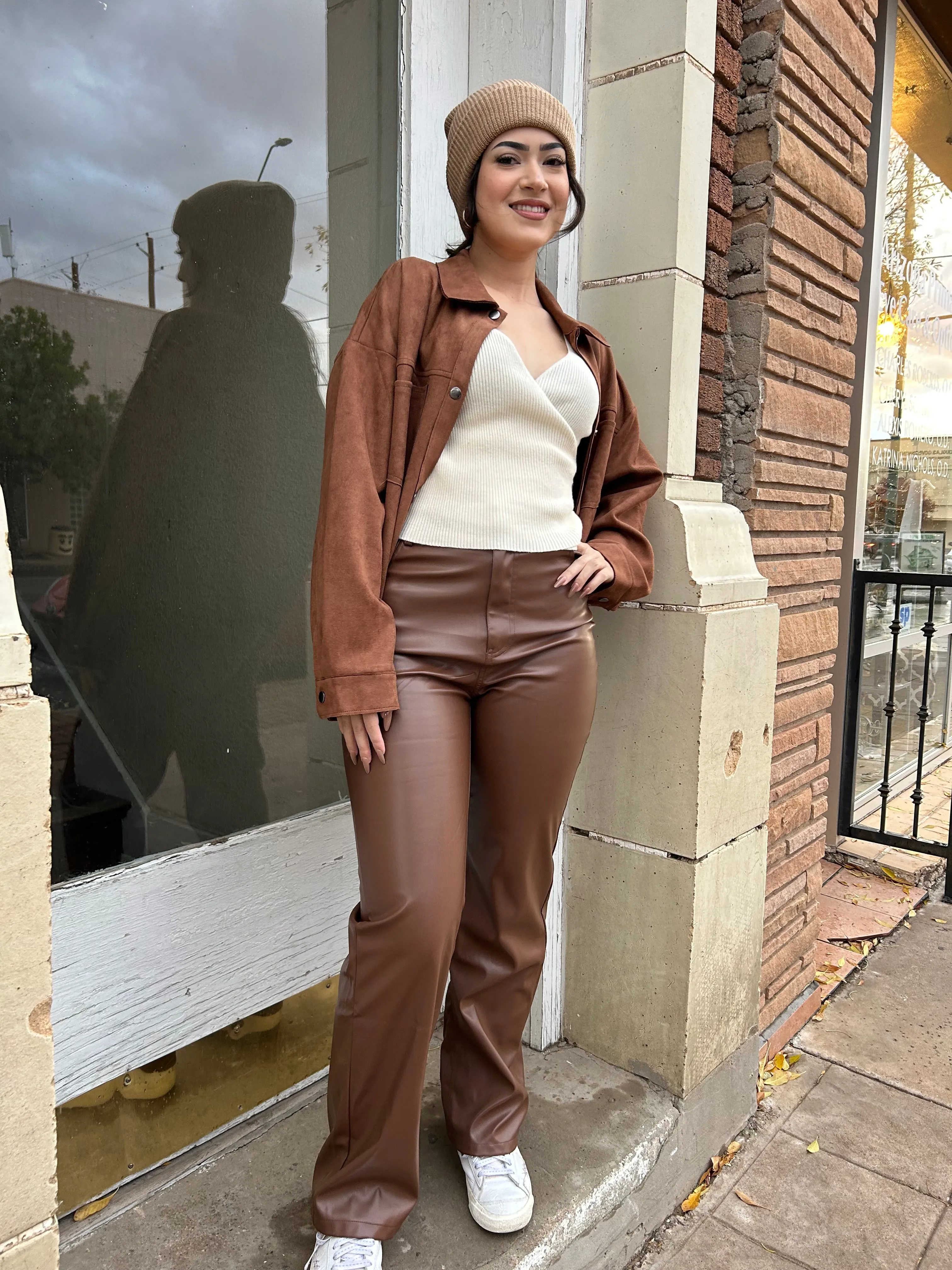 Vegan Suede Classic Lightweight Jacket