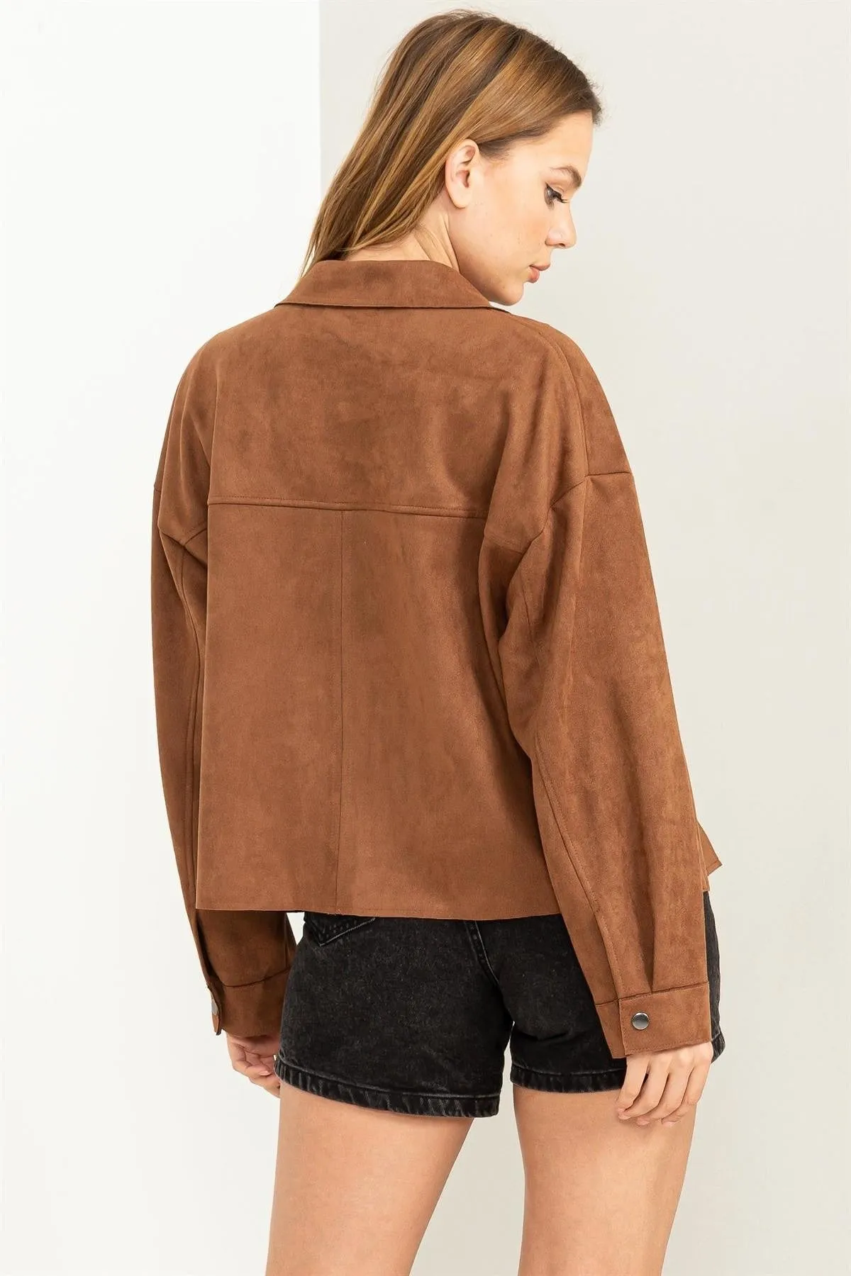 Vegan Suede Classic Lightweight Jacket